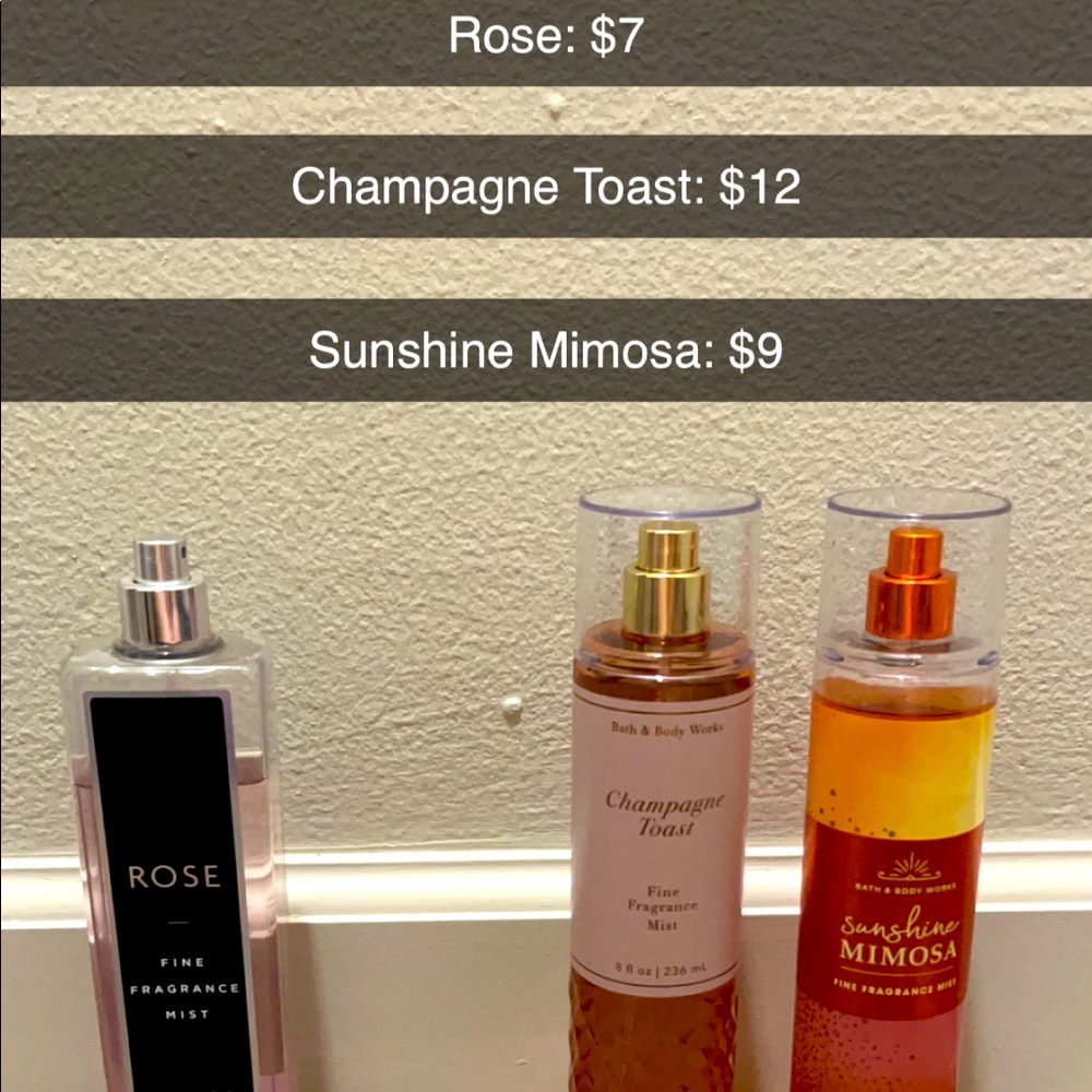 Bath & Body Works perfumes